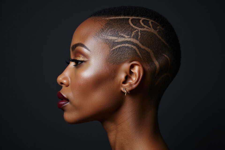 artistic scalp hair designs