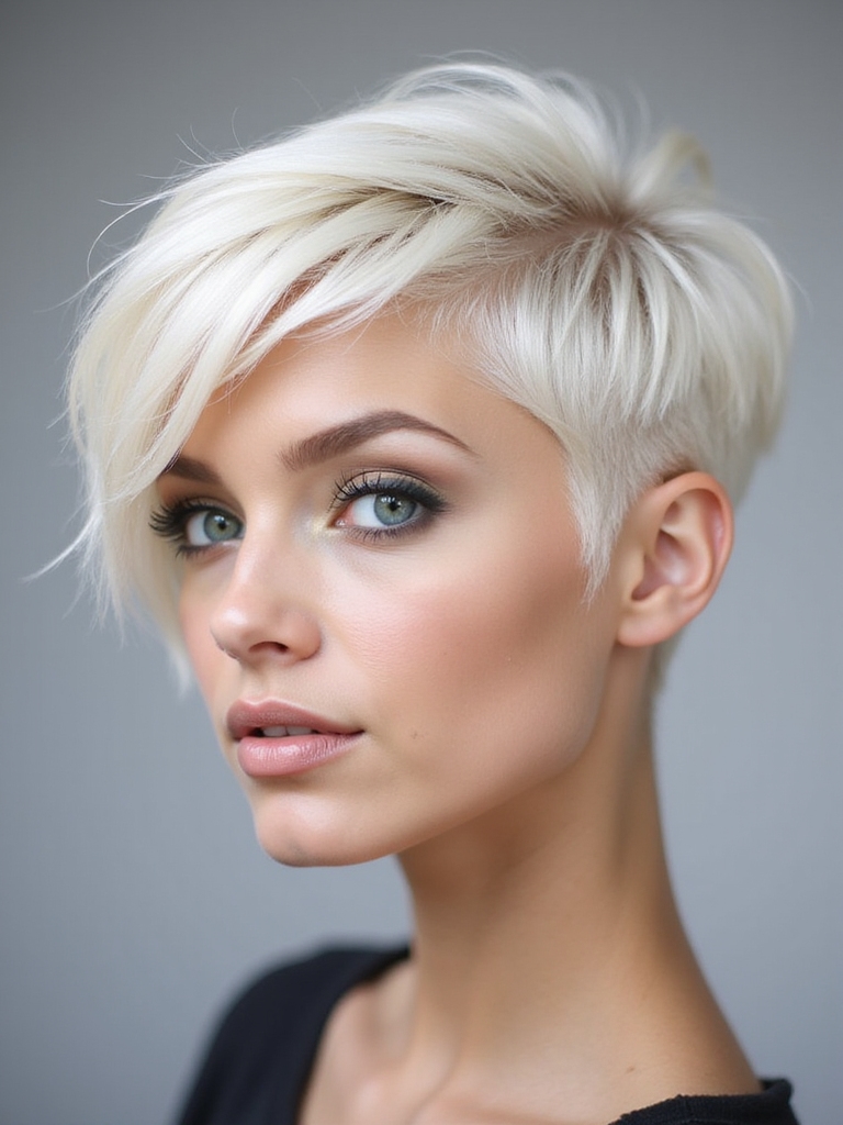 asymmetrical cuts enhance volume