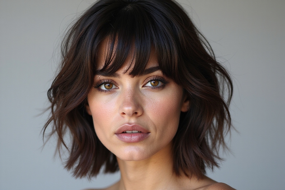 asymmetrical shag haircuts