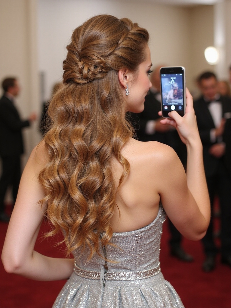 bobby pins and hairspray