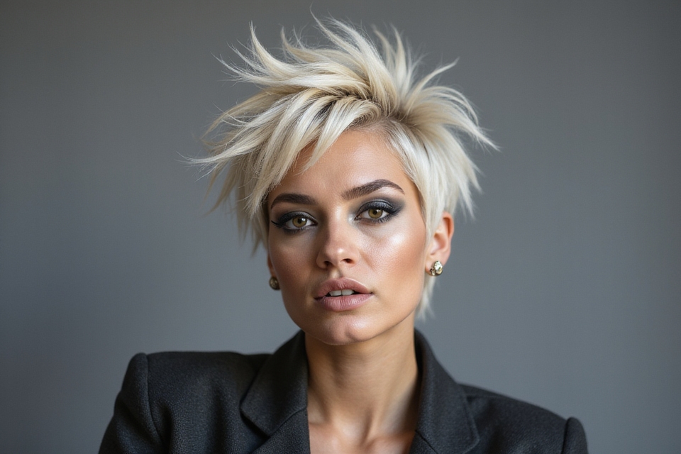 bold tidy short spikes