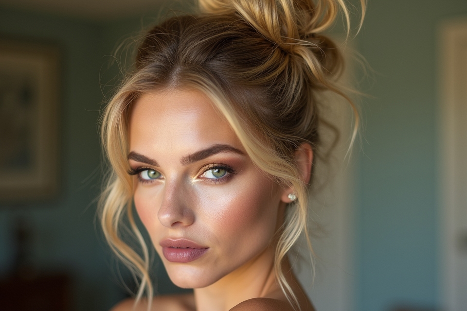 bun hairstyles enduring celebration