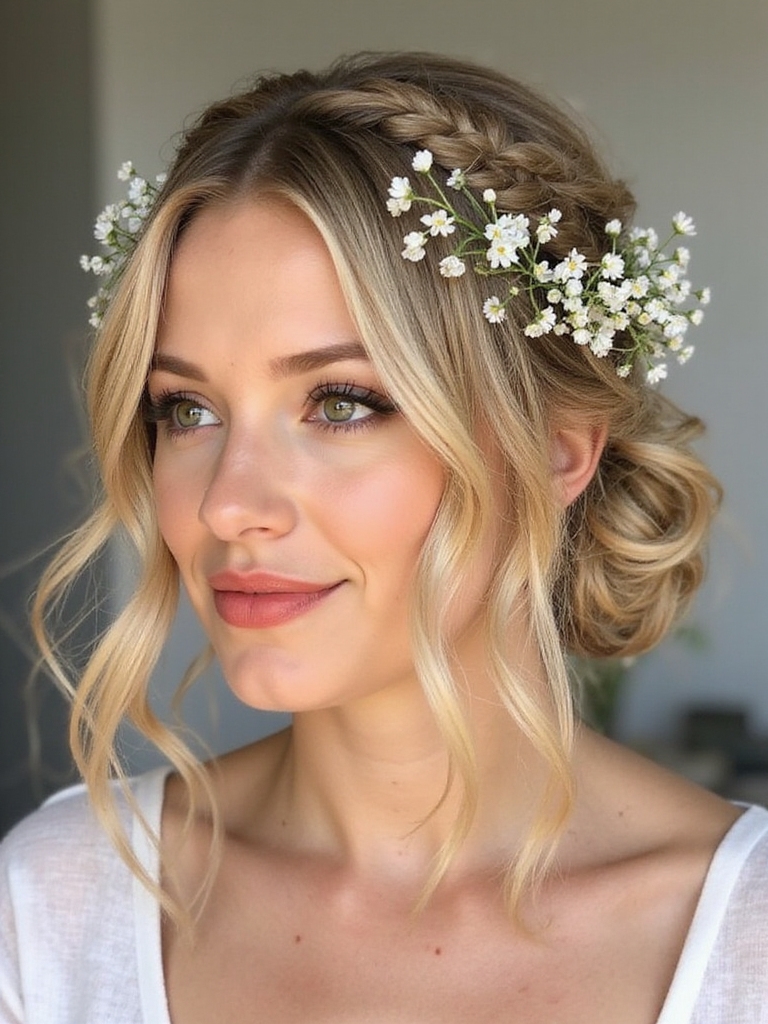 carefree bohemian wedding hairstyles