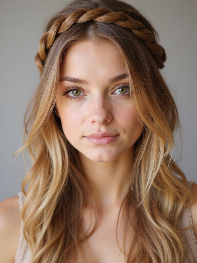 casual and charming hairstyle