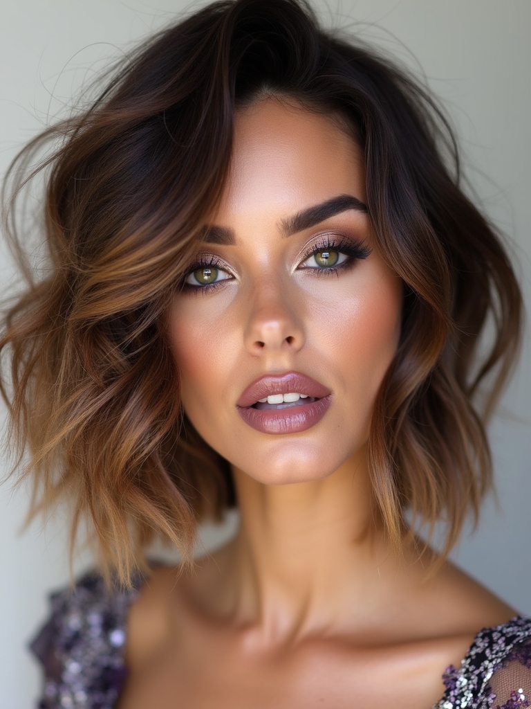 celebrity inspired layered hairstyle