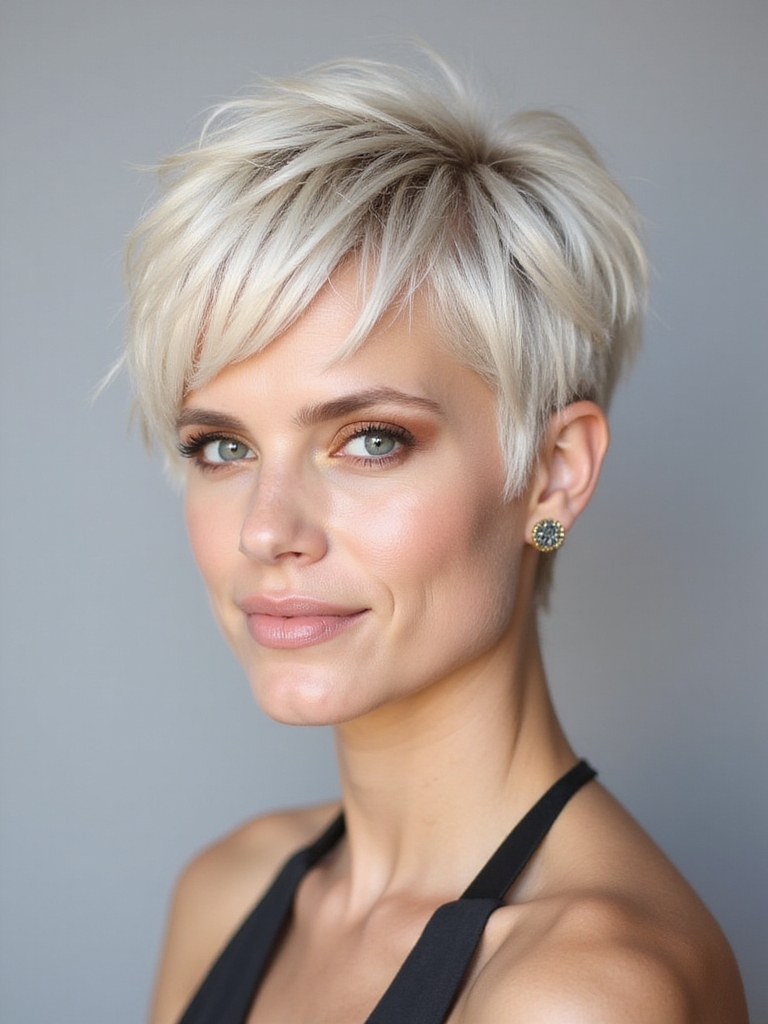 celebrity messy pixie inspiration