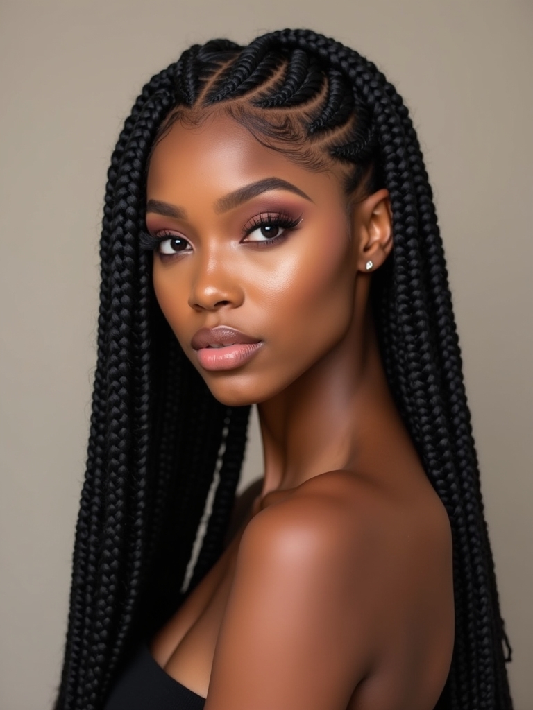 creative cornrow hairstyles mix