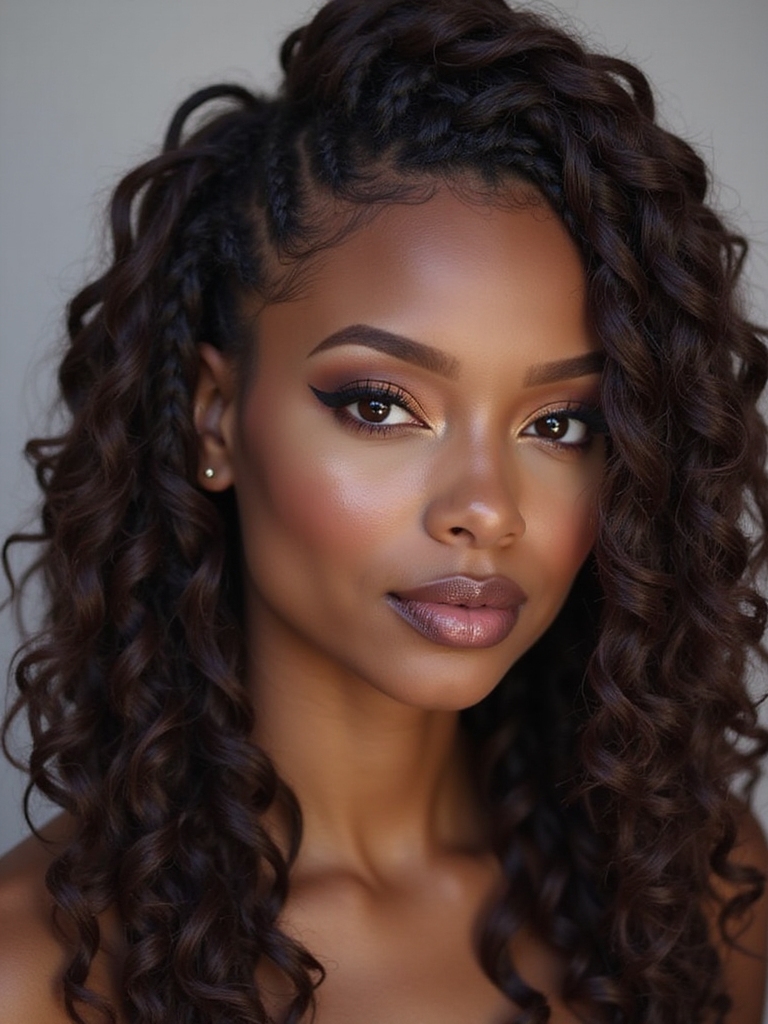 curly braids protect hair