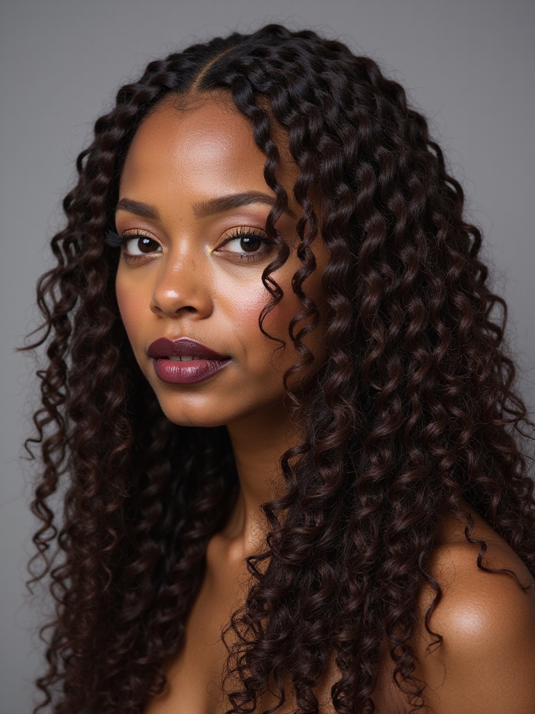 curly hair braiding techniques