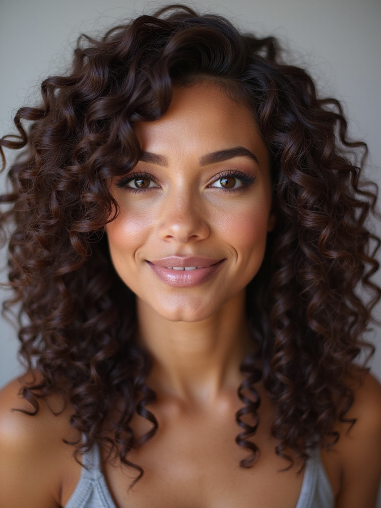 curly hair quick maintenance