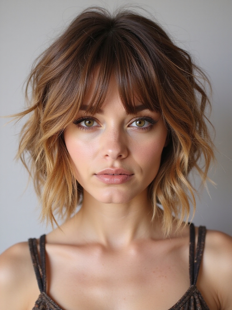 diverse bang styles explored