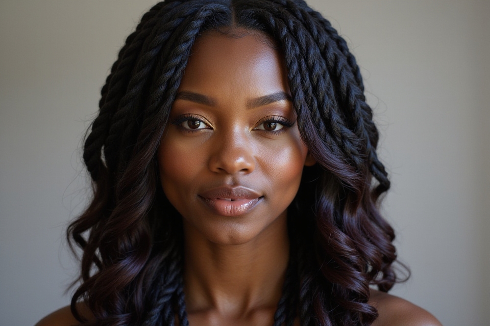 durable twisted wool hairstyles