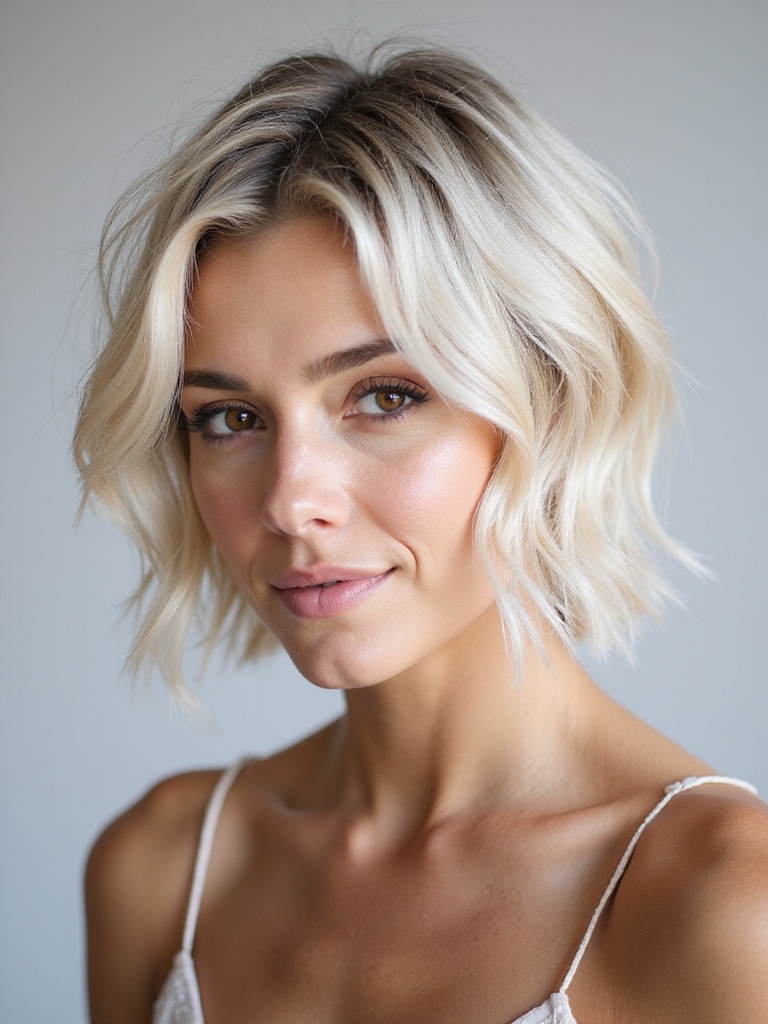 effortless messy beach bob