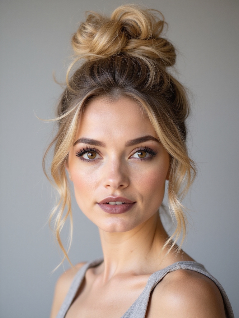 effortless messy bun mastery