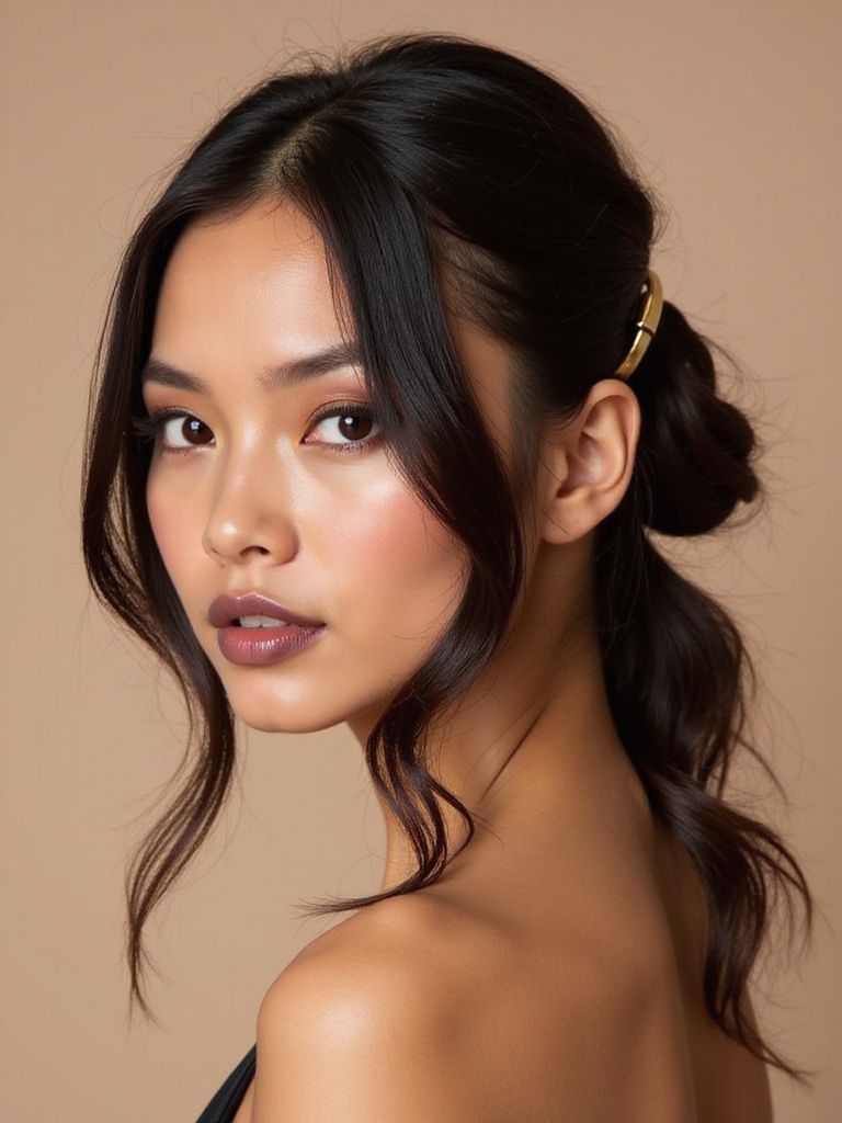 effortless minimalist hair style