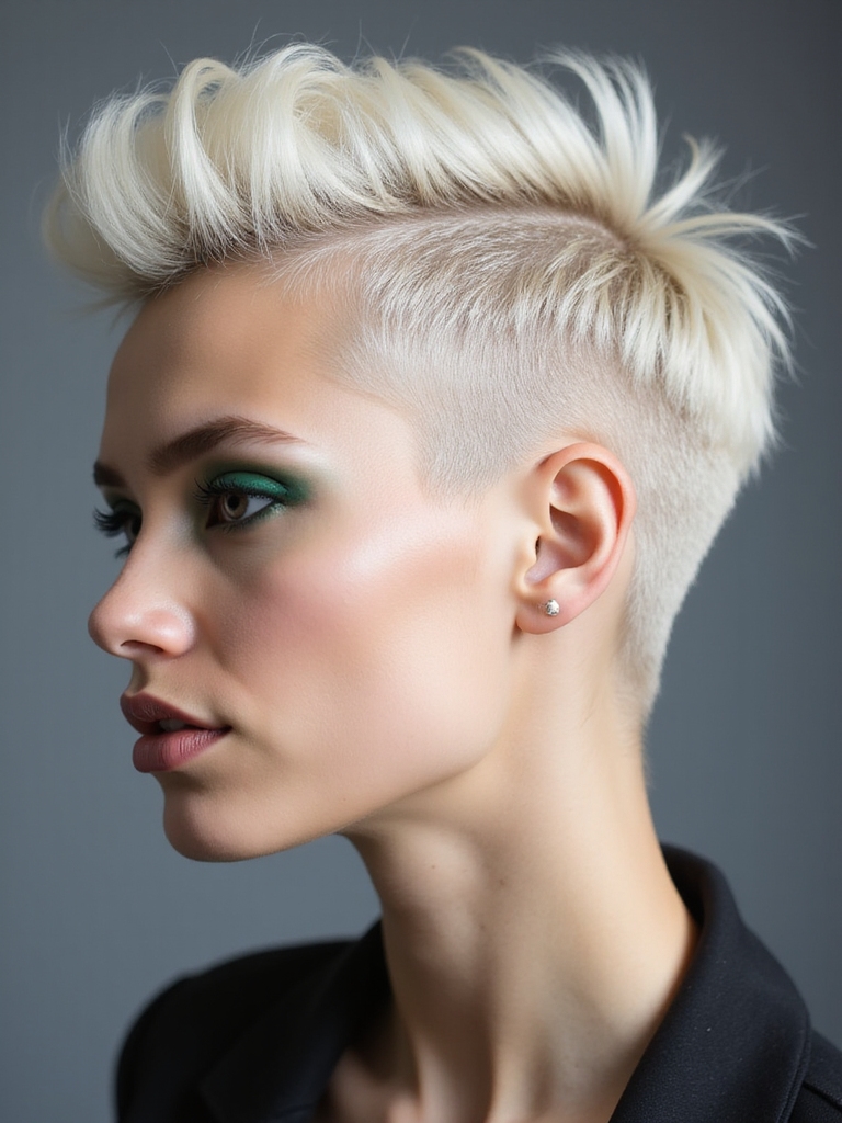 effortlessly edgy office hairstyle