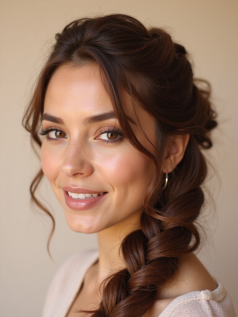 elegant and easy hairstyle