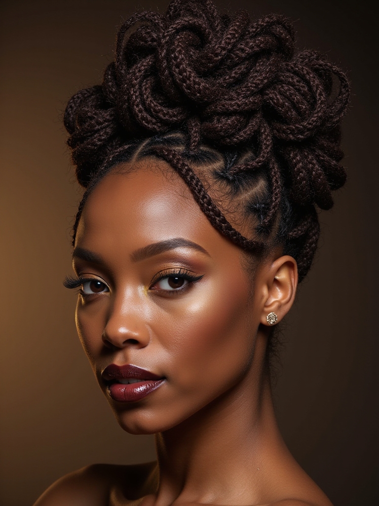 elegant braided updos solutions