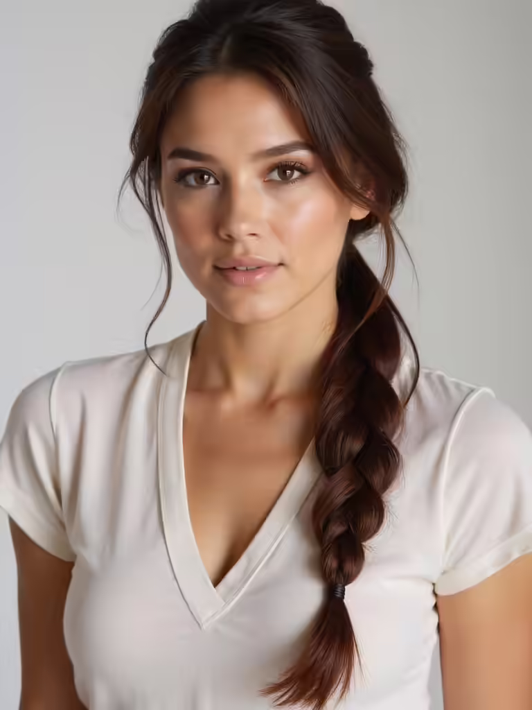 fast elegant braided hairstyle
