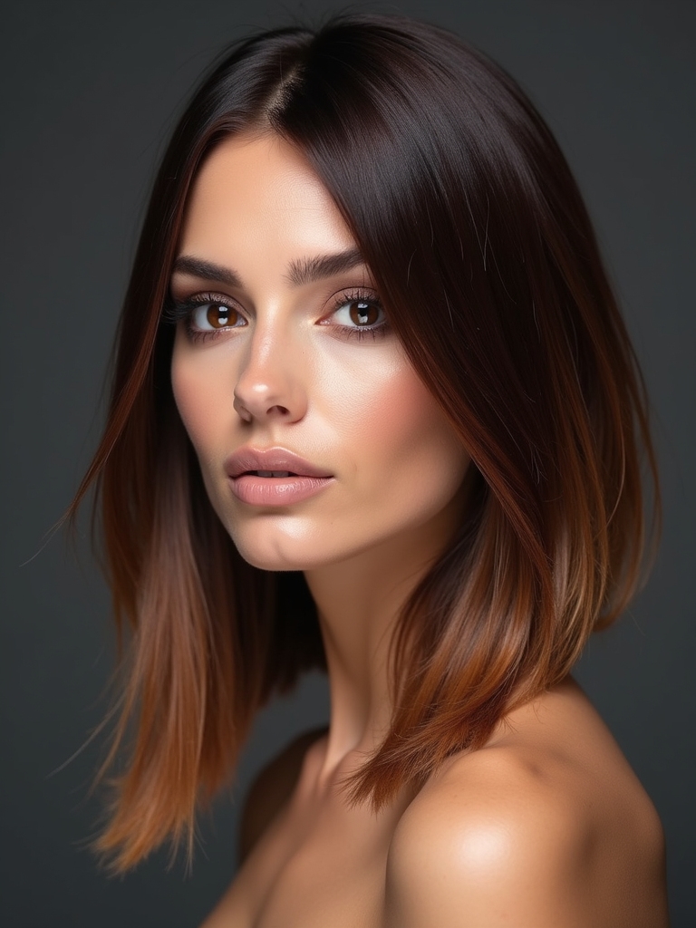 hair color enhancing long bobs