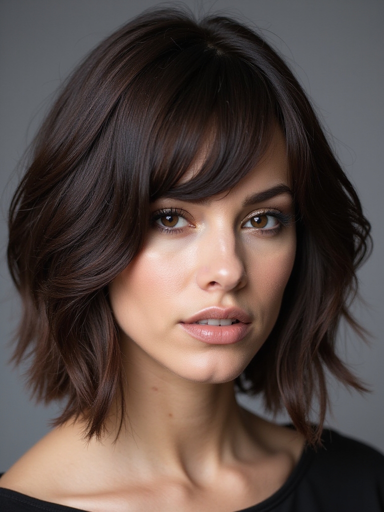 layered bob for every face