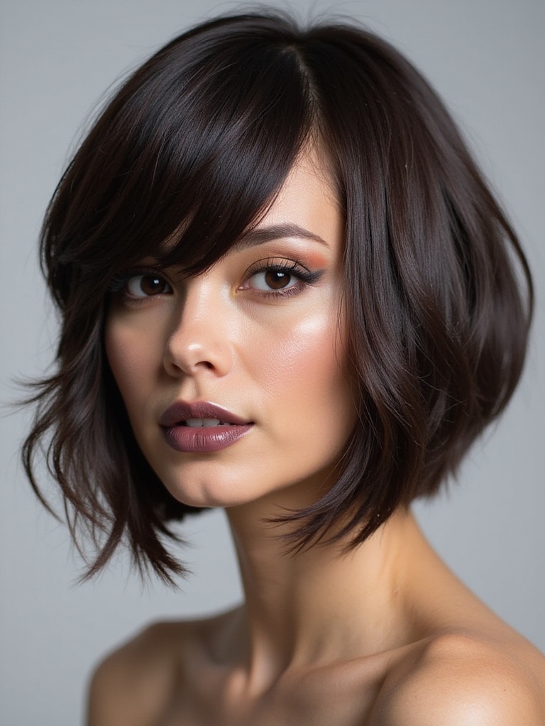 layered bob versatile voluminous effortless