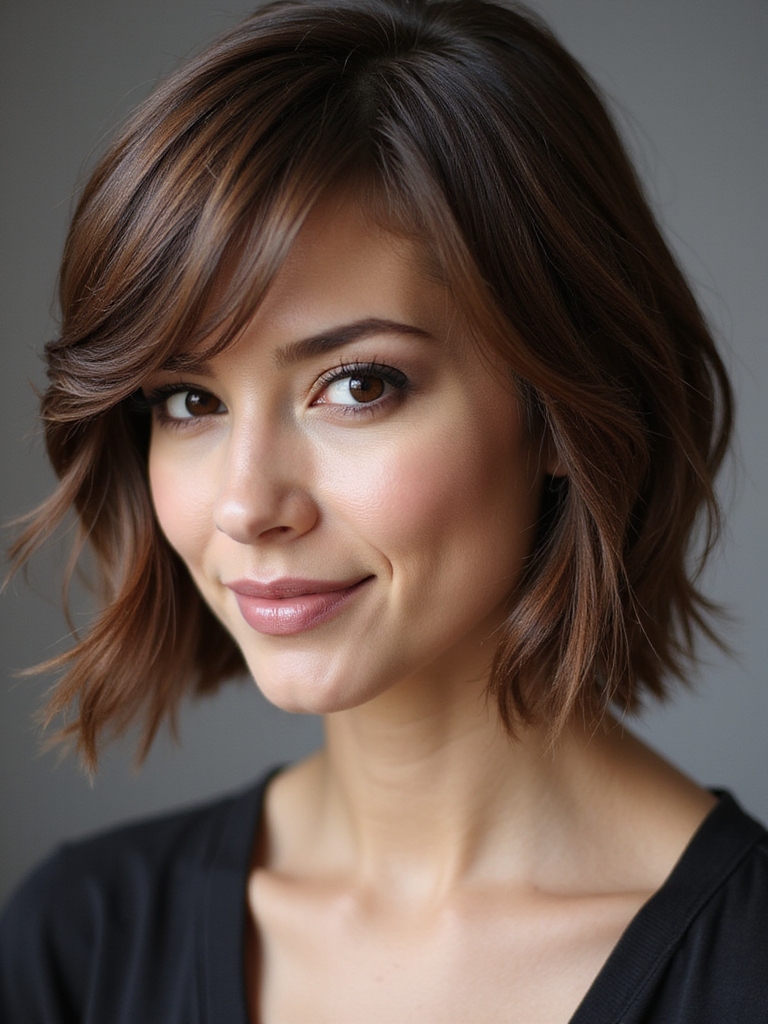 layered short cuts appeal greatly