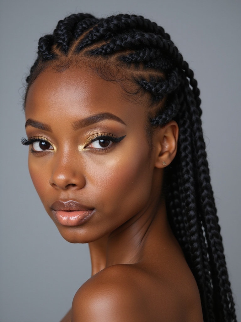 looser cornrows scalp relief