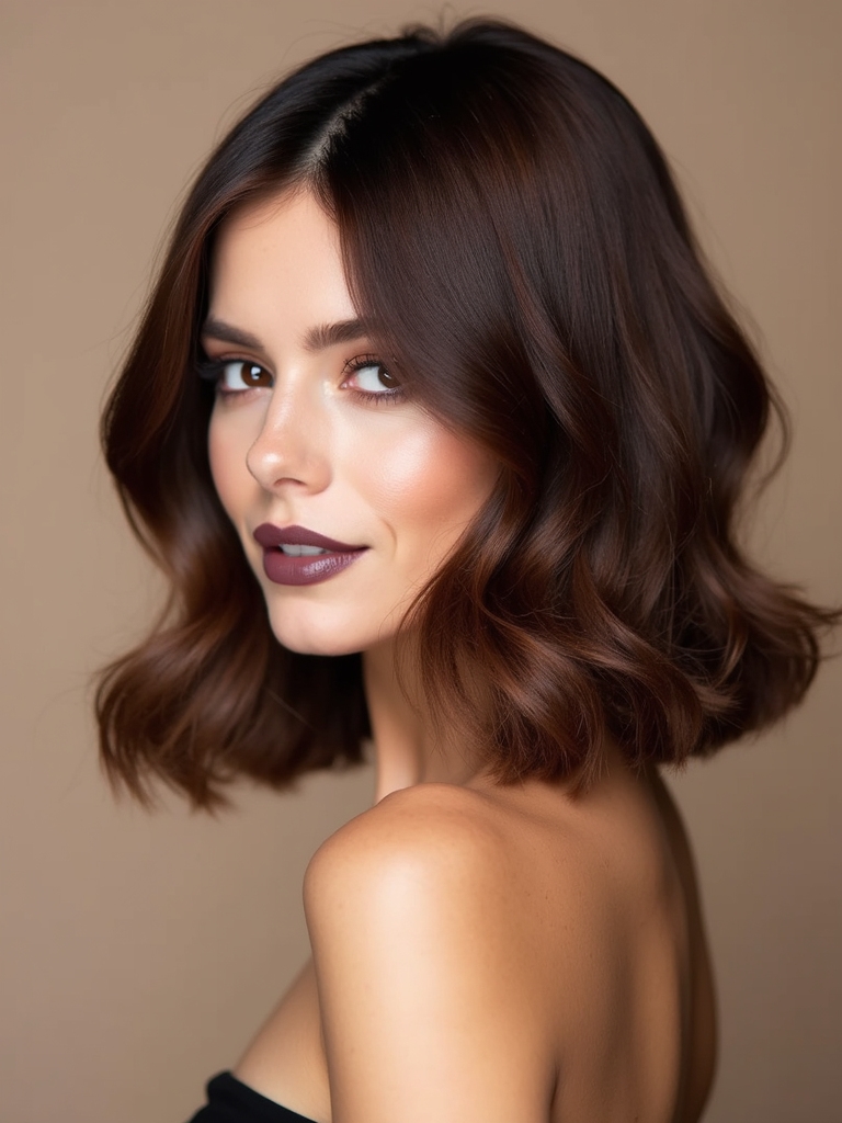 mid length haircut transformation tips