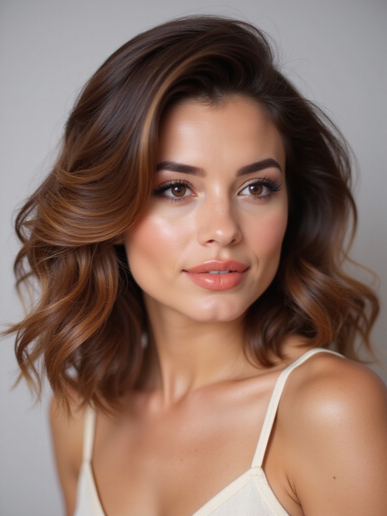 retro hair flip technique