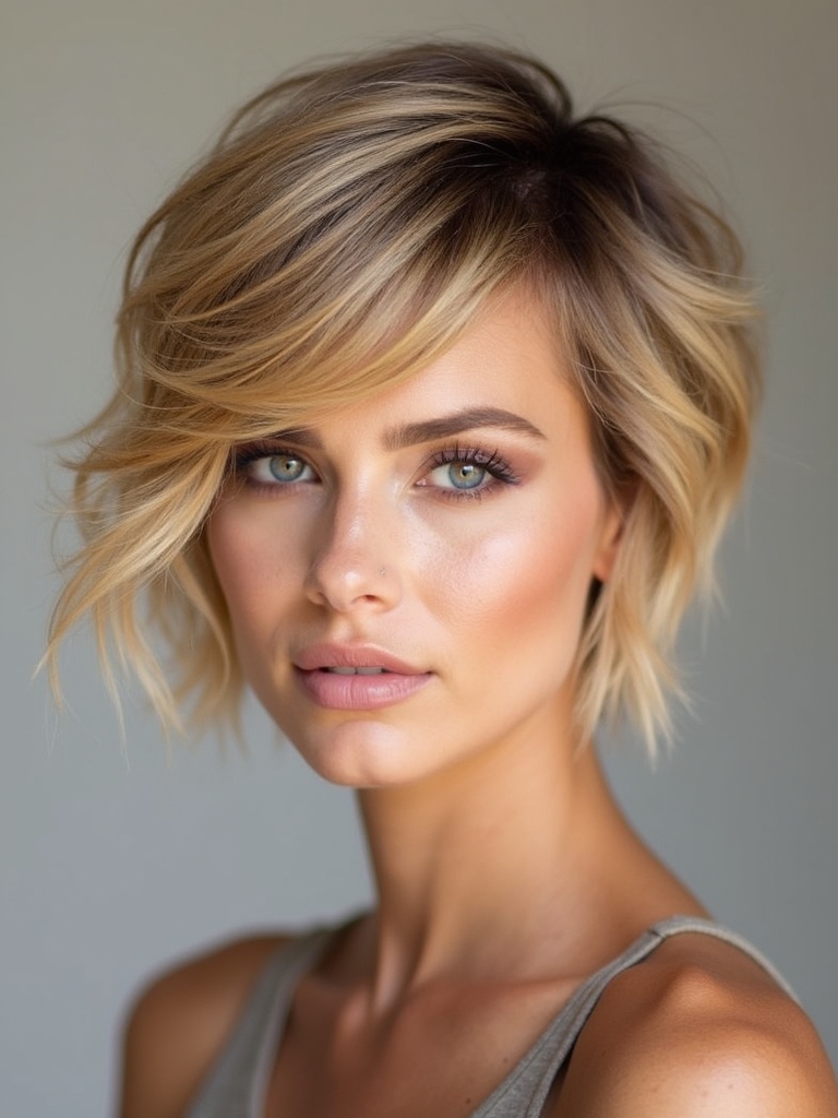 short layered hair maintenance tips