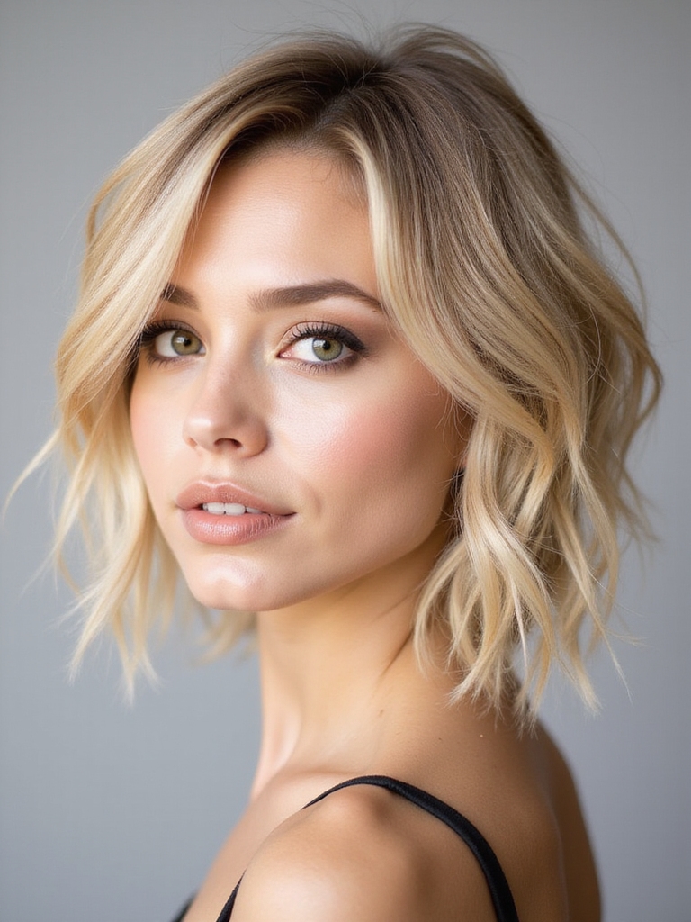 short layered hair styling