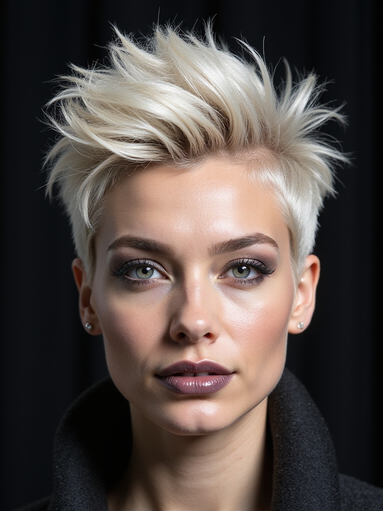 short spiky hairstyle benefits