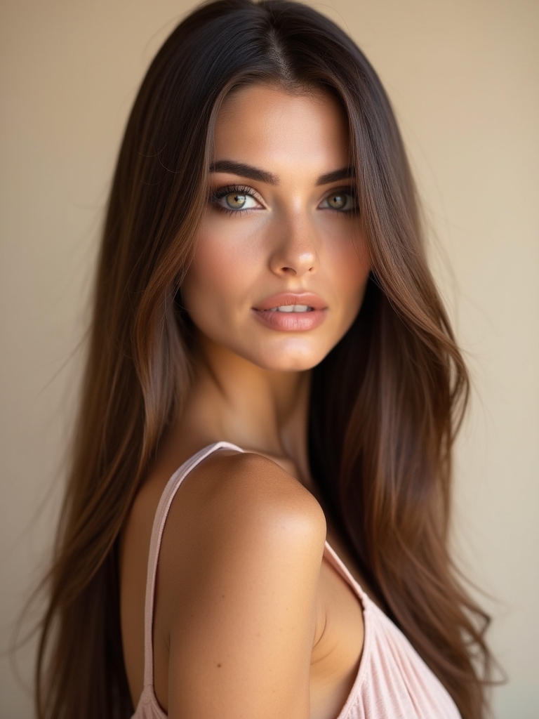 sleek hydrated frizz free hair