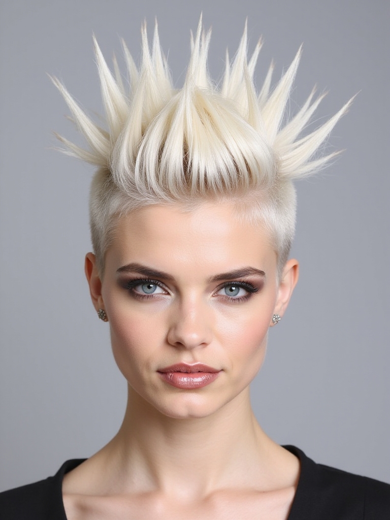 spiky haircut style tips