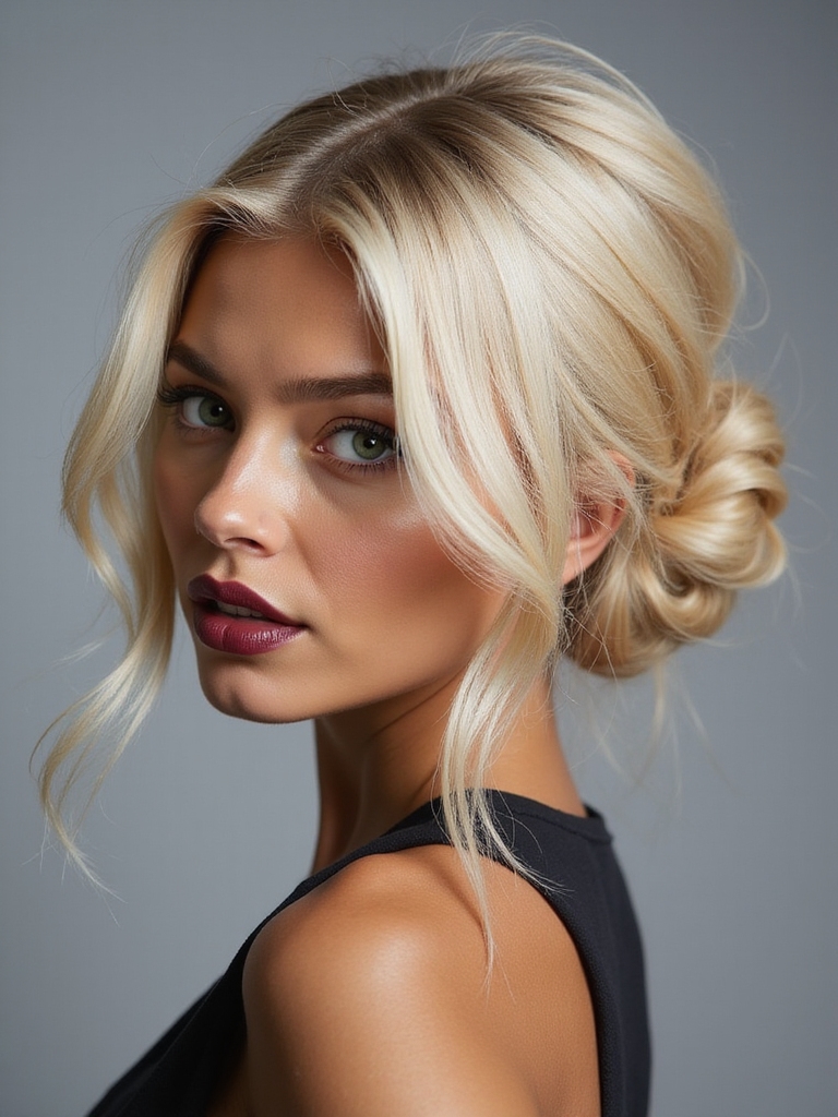 stylish hair twists and knots