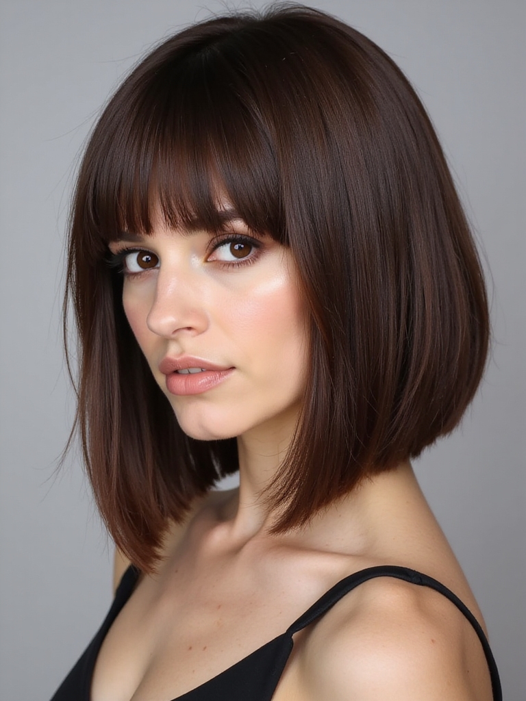 timeless classic blunt bob