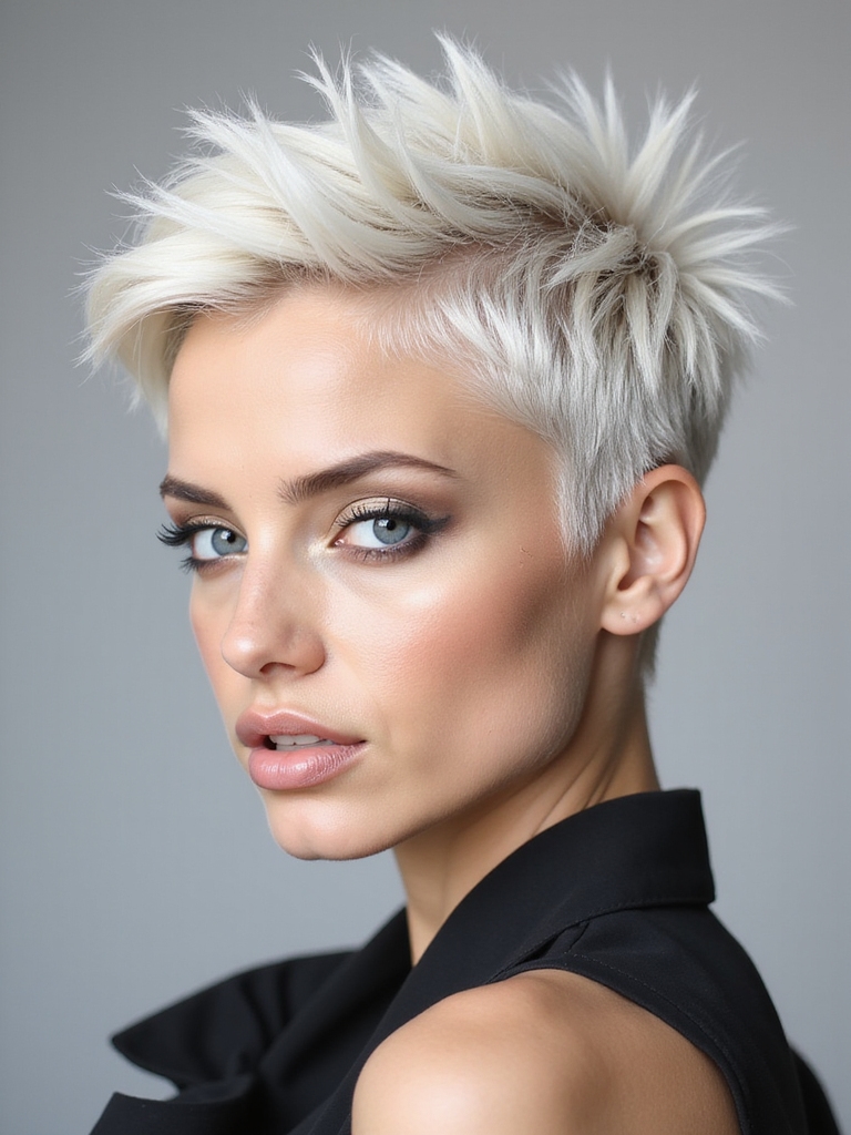trendy short spiky hairstyles
