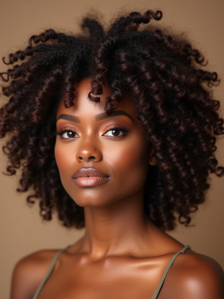 twist out method for curls