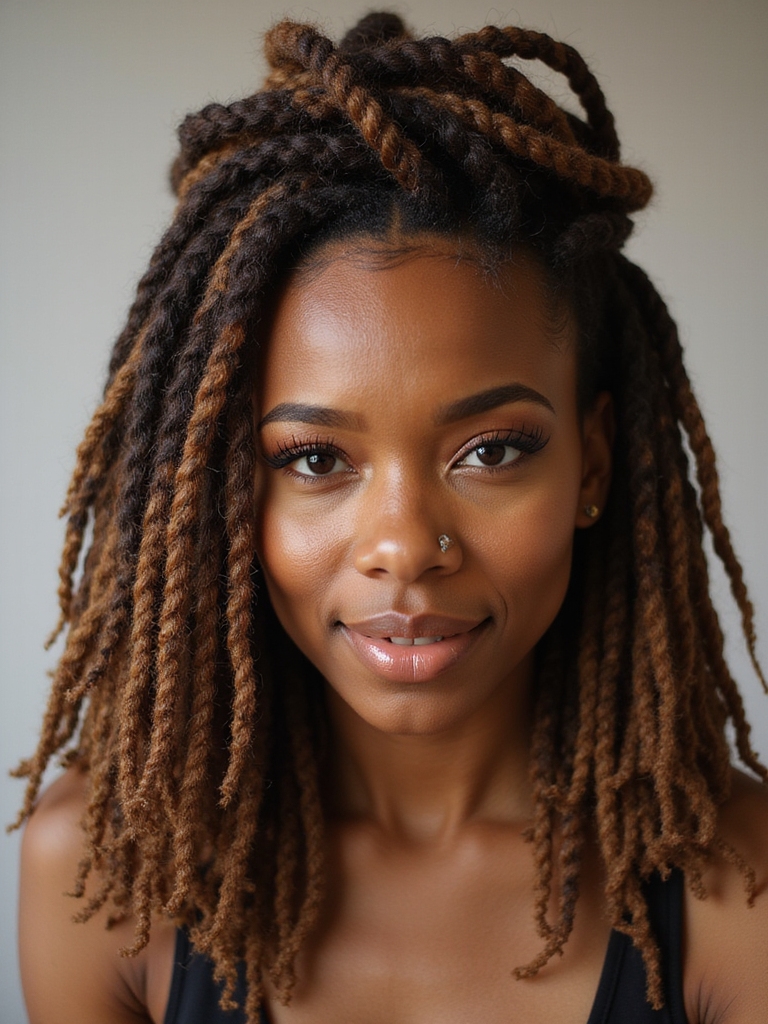 versatile clean loc hairstyles