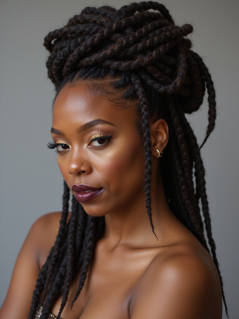 versatile dreadlock styling options