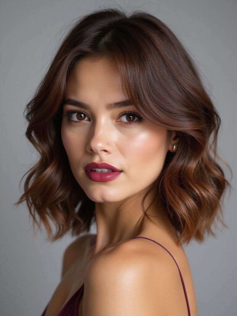 versatile mid length hairstyle charm