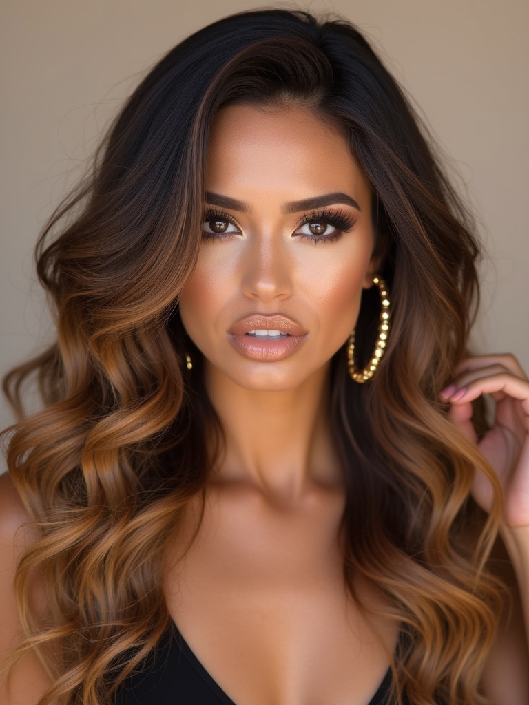 accessorize for mocha hair