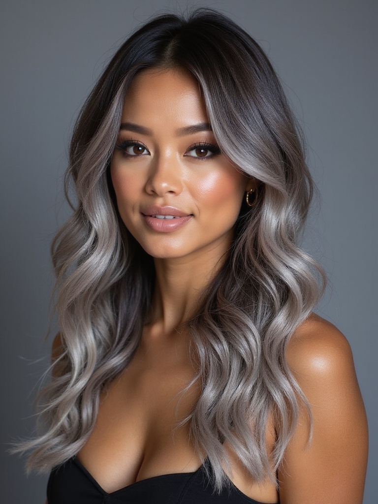 ash tones enhance tan elegance