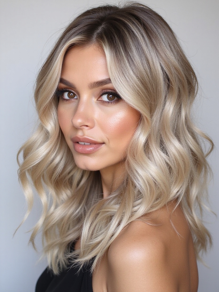 ashy beige blonde sophistication