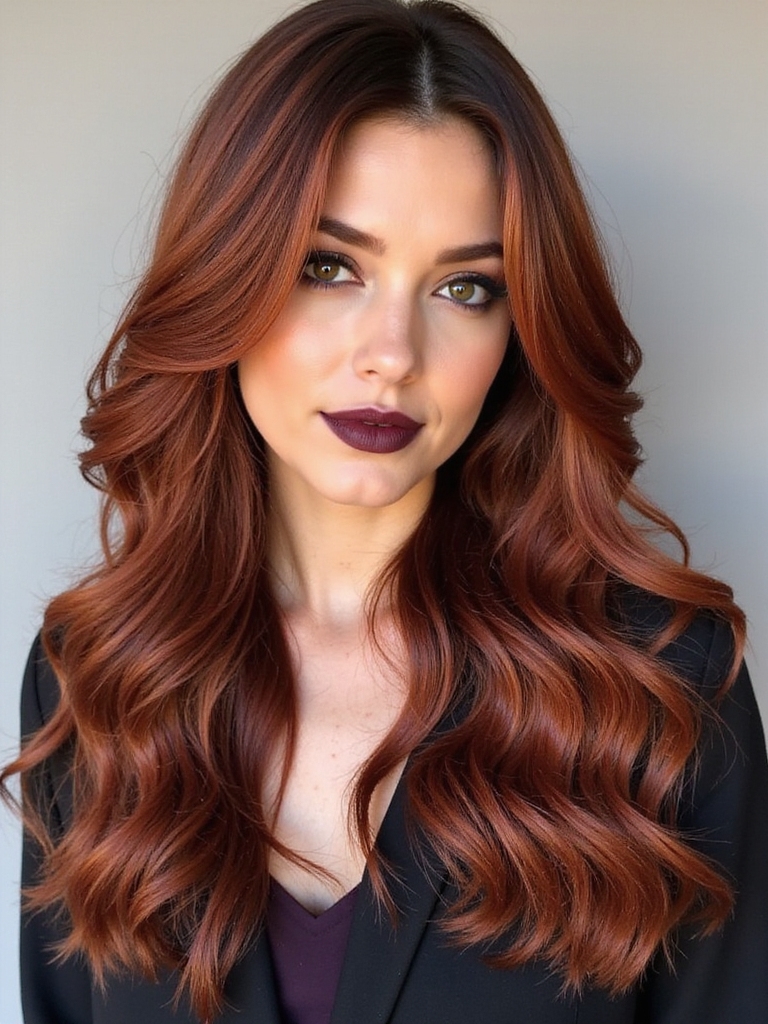 auburn hair color variety