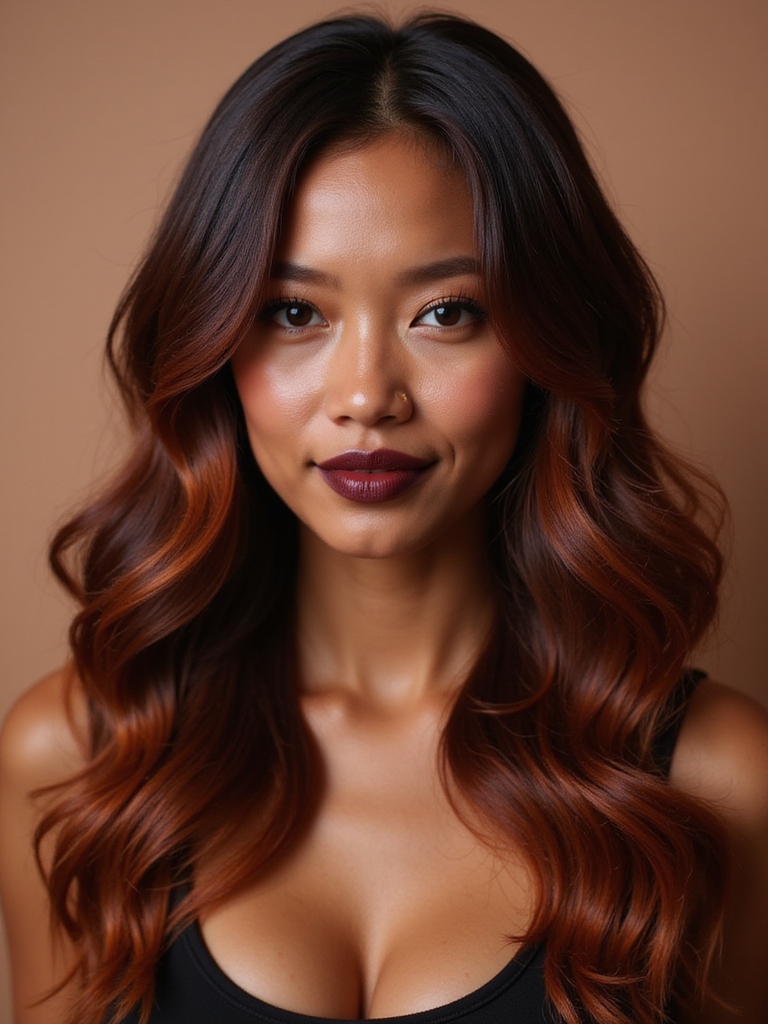 auburn hair timeless elegance