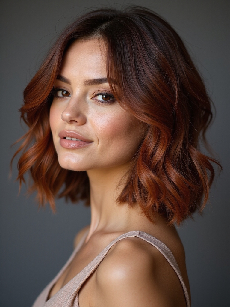 auburn hair transformation journey