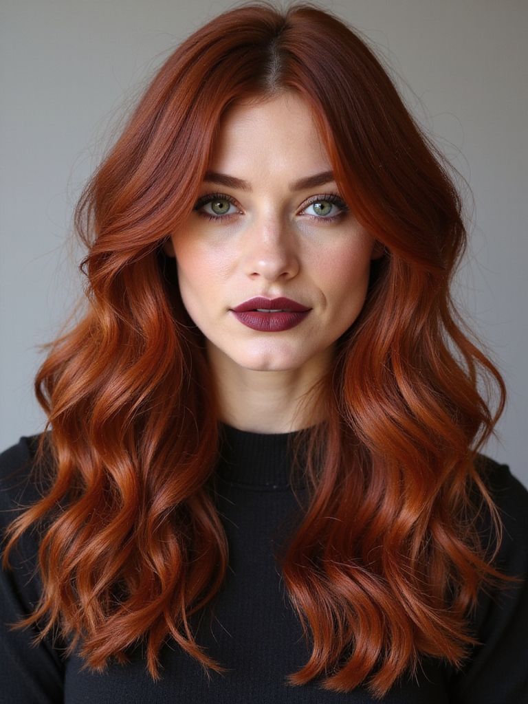 auburn haired celebrity inspirations