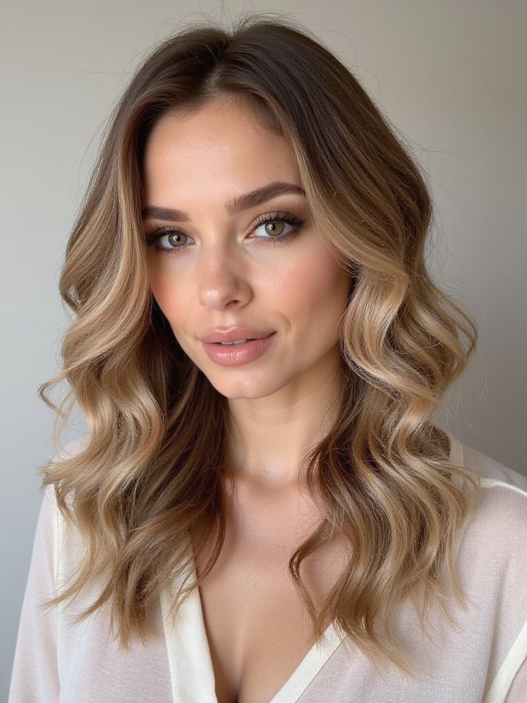 beige hair elegant sophistication